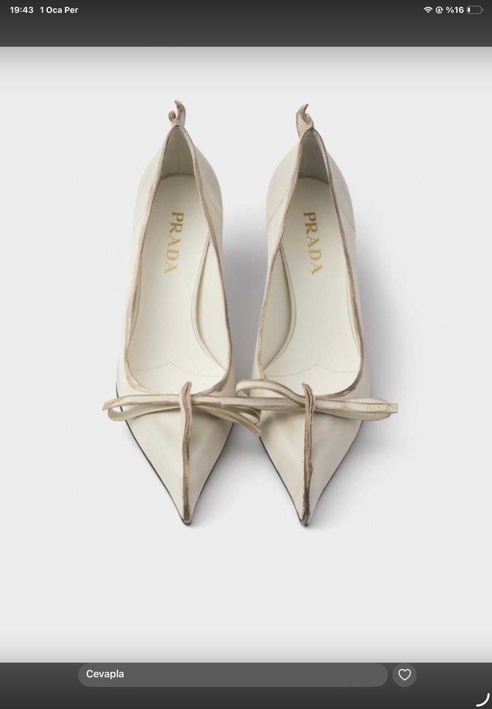 Prada Deri Stiletto - Görsel 2