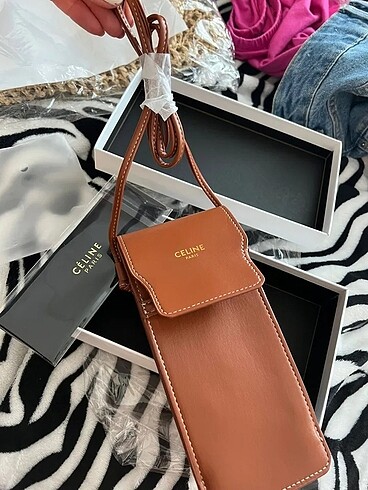 Celine deri gözlük kabı