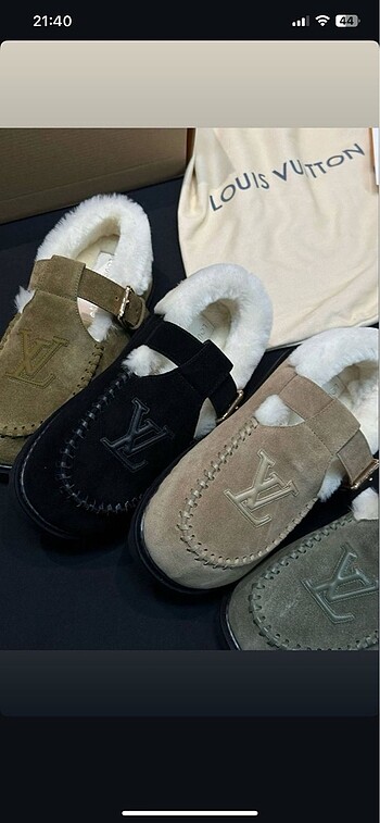 Louis vuitton peluş ayakkabı