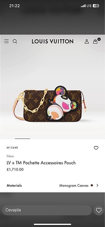Beden Louis vuitton pochette bag