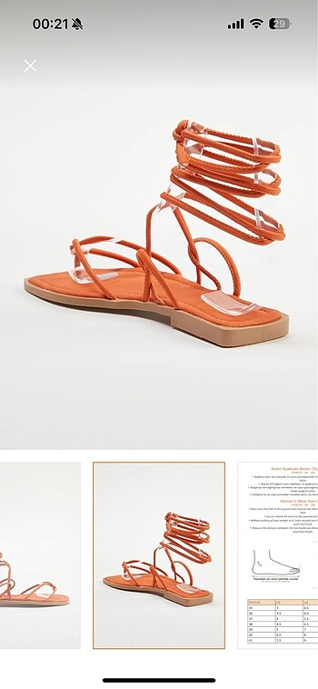 Trendyol & Milla Turuncu milla sandalet