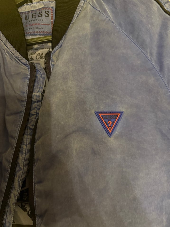 Parlak Mavi Fermuarlı Erkek Ceket - Görsel 4