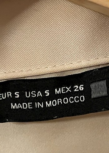 Zara Bej Kadın Uzun Kollu Saten Gömlek