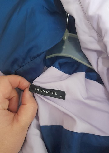 xs Beden mor Renk Mor Kapüşonlu Fermuarlı Kadın Kışlık mont