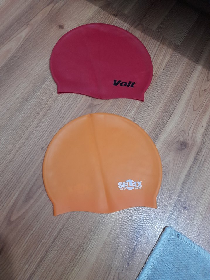 Renkli Spor Yüzme Bone Seti - Görsel 2