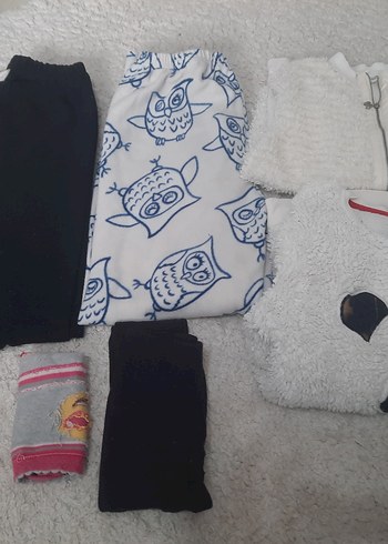 Gri ve Desenli Çocuk Uyku Kıyafetleri