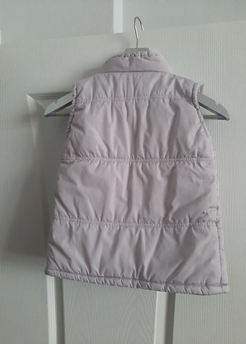 kız Çocuk Gri Fermuarlı Yelek - Görsel 3