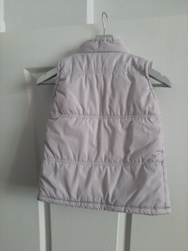 kız Çocuk Gri Fermuarlı Yelek - Görsel 3