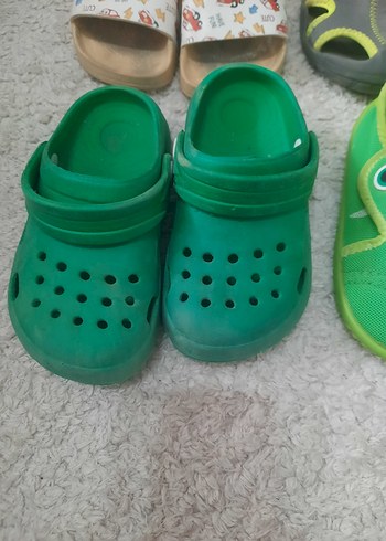 Kız Çocuk Yeşil Kaydırmaz Terlik - Görsel 4