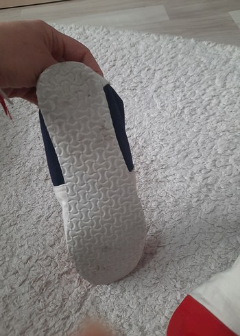 Kadin Beyaz-Kırmızı Velcro Espadril - Görsel 5