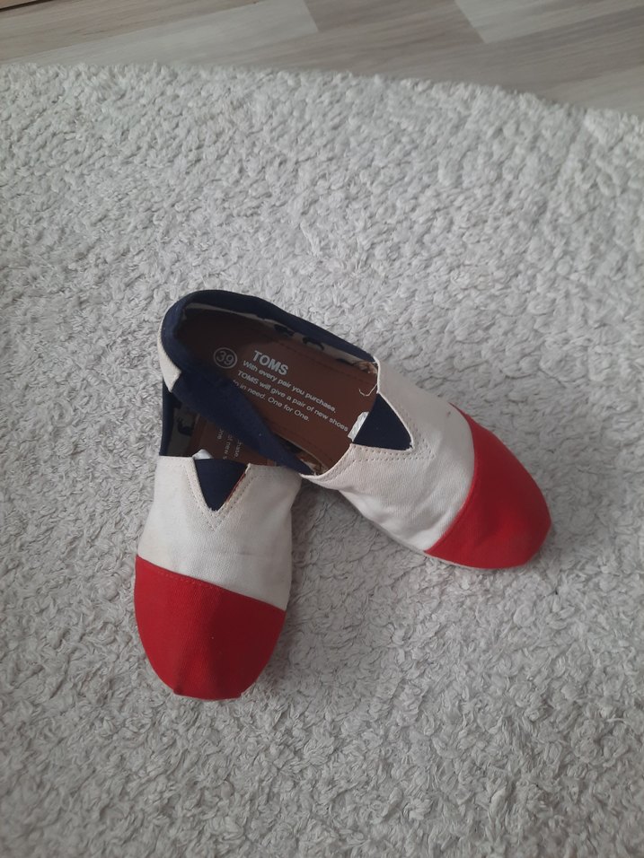 Kadin Beyaz-Kırmızı Velcro Espadril - Görsel 2