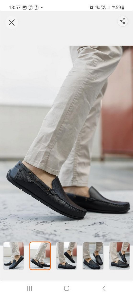 Kahverengi Erkek Günlük Loafer Ayakkabı - Görsel 2