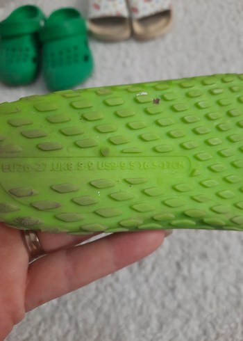 Yeşil Erkek Çocuk Terliği Velcro - Görsel 4