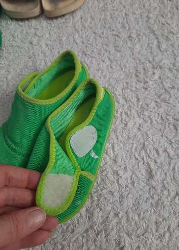 Yeşil Erkek Çocuk Terliği Velcro - Görsel 3