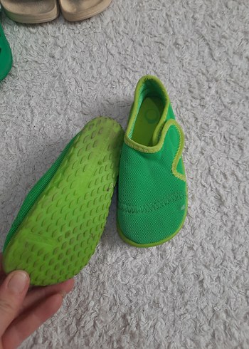 Yeşil Erkek Çocuk Terliği Velcro - Görsel 2