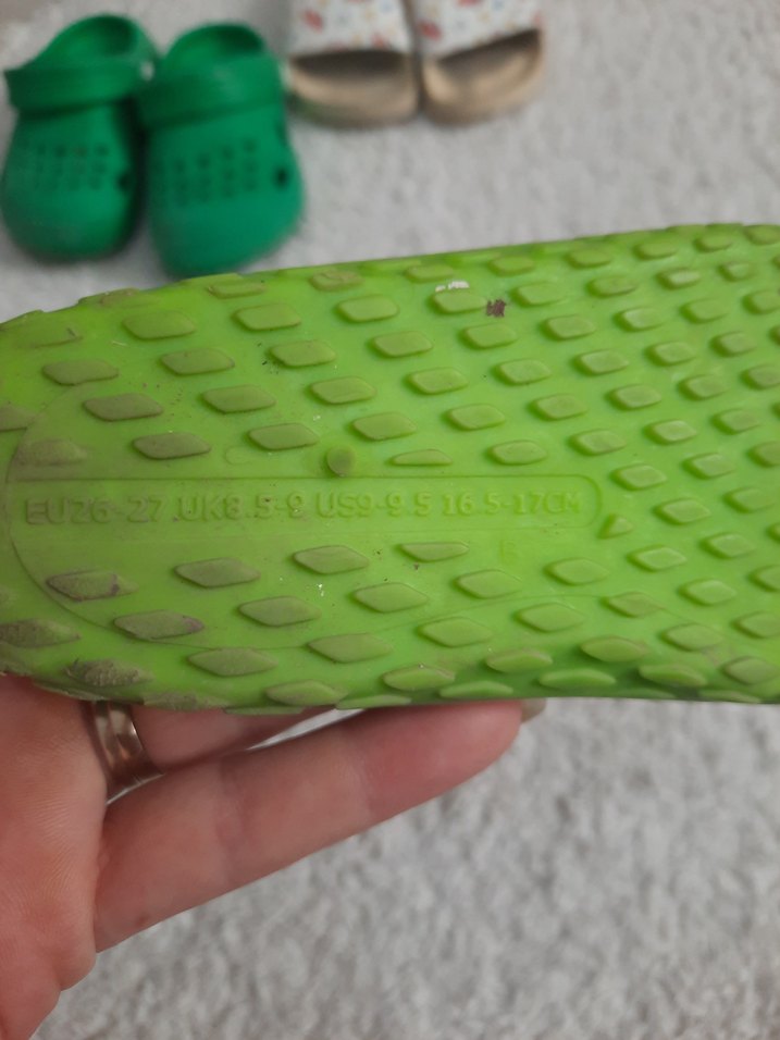 Yeşil Erkek Çocuk Terliği Velcro - Görsel 4