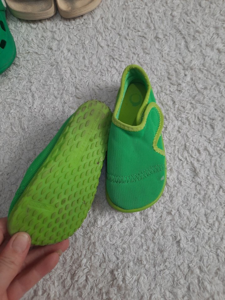 Yeşil Erkek Çocuk Terliği Velcro - Görsel 2