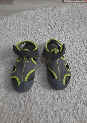 Gri Erkek Çocuk Cırt Cırtlı Terlik - Görsel 5