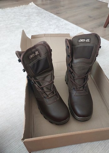 Diğer Diger Erkek Kahverengi Kamuflaj Desenli Outdoor Bot