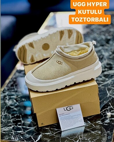 diğer Beden siyah Renk Ugg haypr ugg toz torbası ugg kutusu