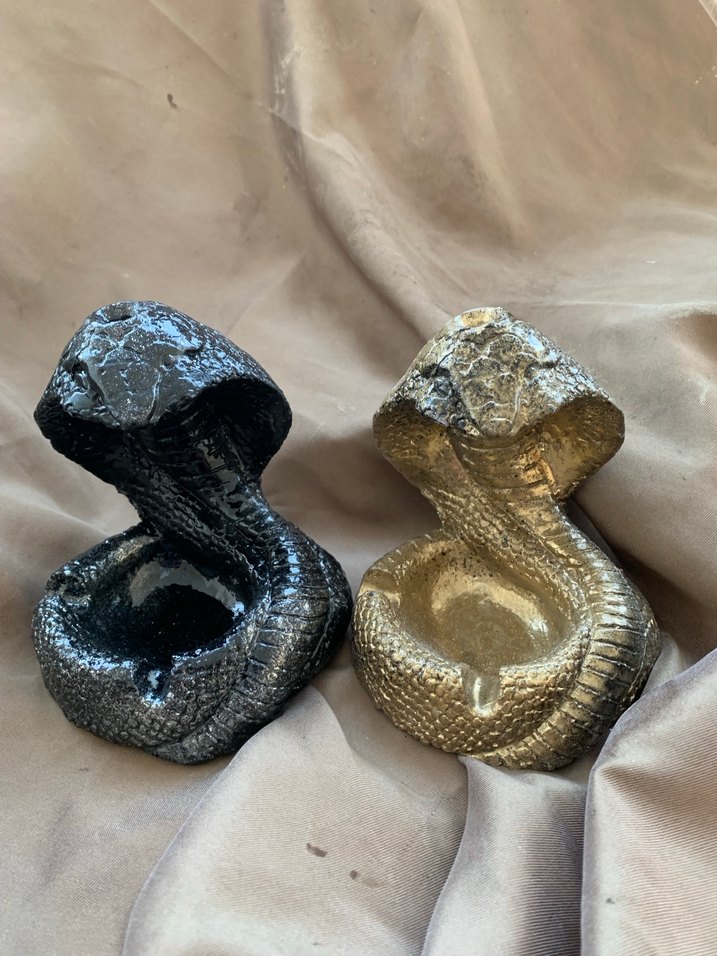 Renkli Kobra Figürlü tütsüküllük modelimiz - Görsel 3