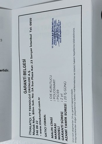 Polosmort Oje kurutucu - Görsel 4