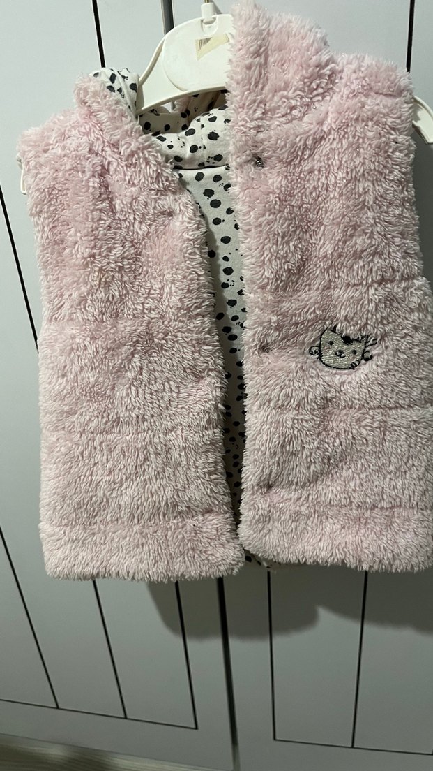 Peluş yelek sorunsuz 1 yaş - Görsel 5