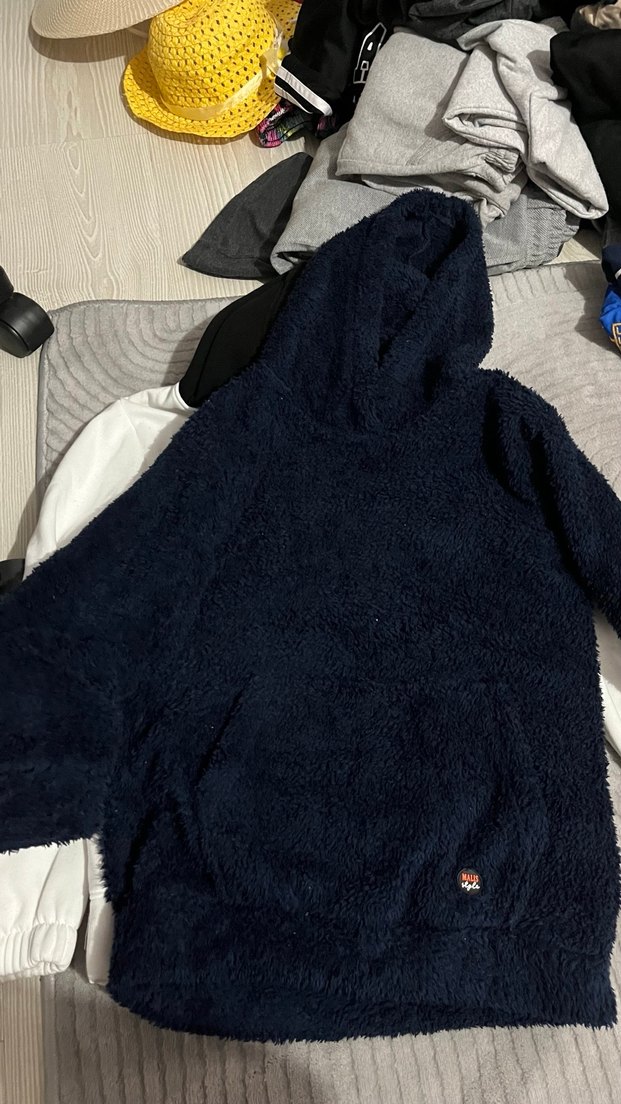 GAP Kapüşonlu Gri Erkek Sweatshirt sıfırdn farksz bir kez giyldi - Görsel 5