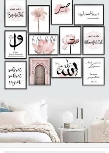 STOREMAX 12 Parça Dekoratif MDF Tablo Seti - Görsel 2