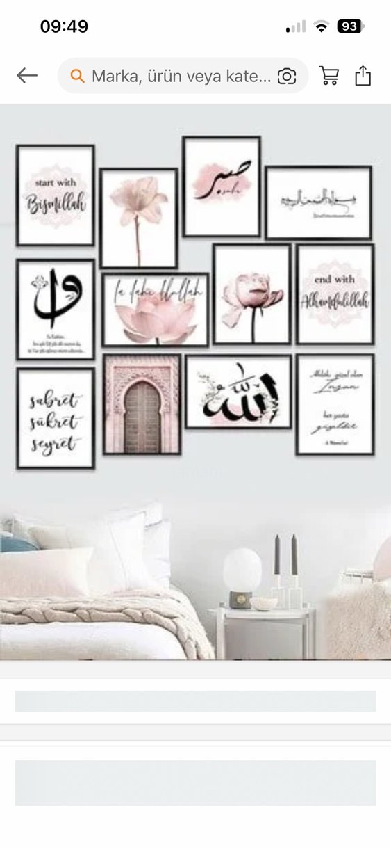 STOREMAX 12 Parça Dekoratif MDF Tablo Seti - Görsel 2