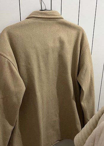 Bej Düğmeli Erkek Gömlek - Görsel 5