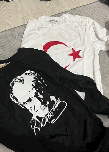 Siyah Baskılı Uzun Kollu Erkek çocuk Tişört ve sweat - Görsel 2