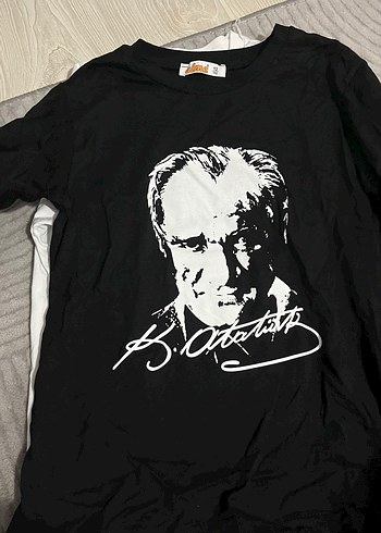 Siyah Baskılı Uzun Kollu Erkek çocuk Tişört ve sweat - Görsel 9