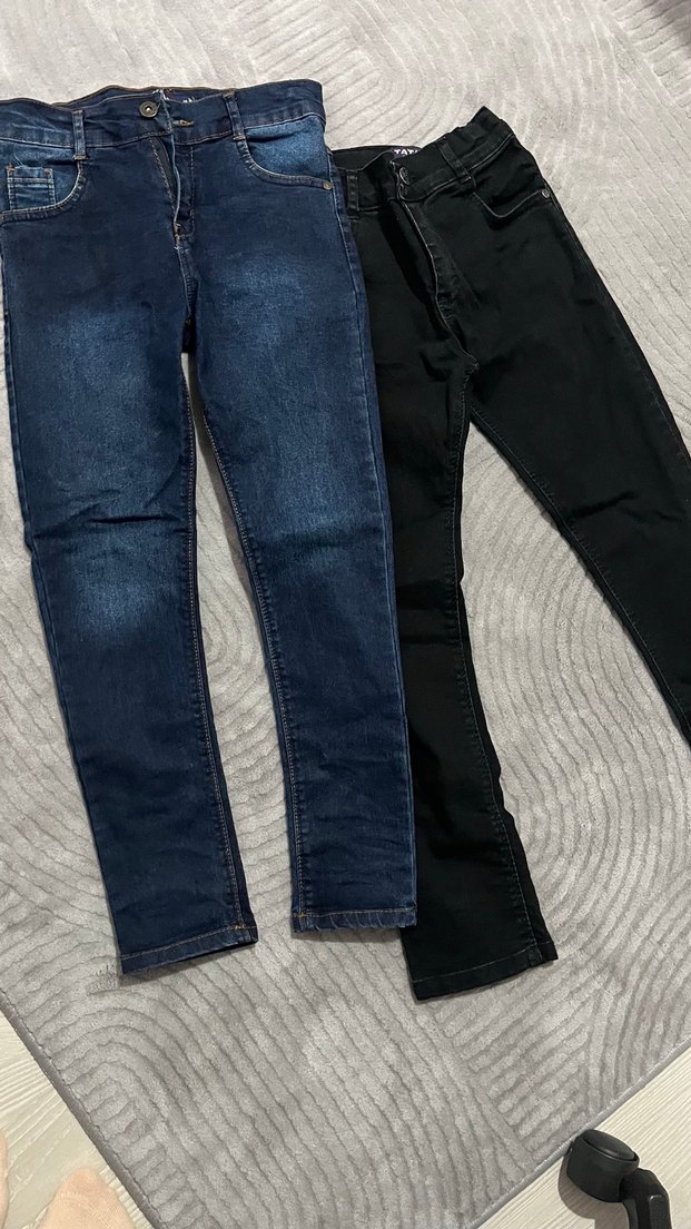 Erkek Çocuk Lacivert ve Siyah Denim Pantolon ikili fiyat - Görsel 2