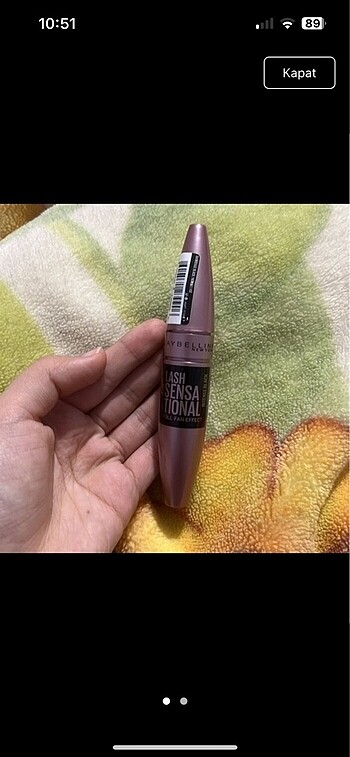 Maybelline Maybeline newyork maskara sıfır orijinal