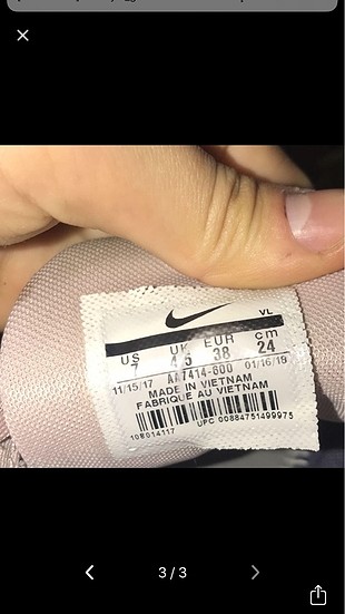 38 Beden Nike sneacker