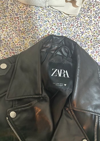 xs Beden Siyah Zara Deri Biker Ceket