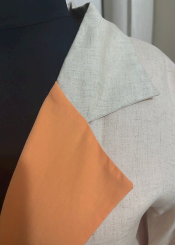 universal Beden camel Renk Bej Midi Kadın Blazer Ceket