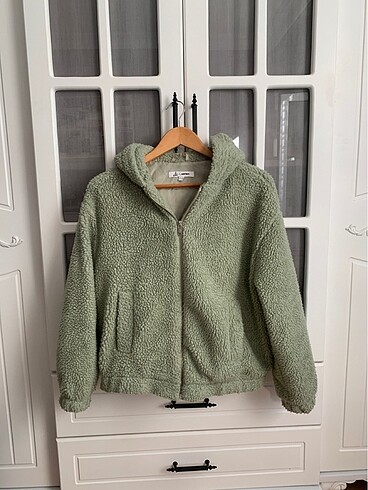 Koton Su Yeşili peluş mont