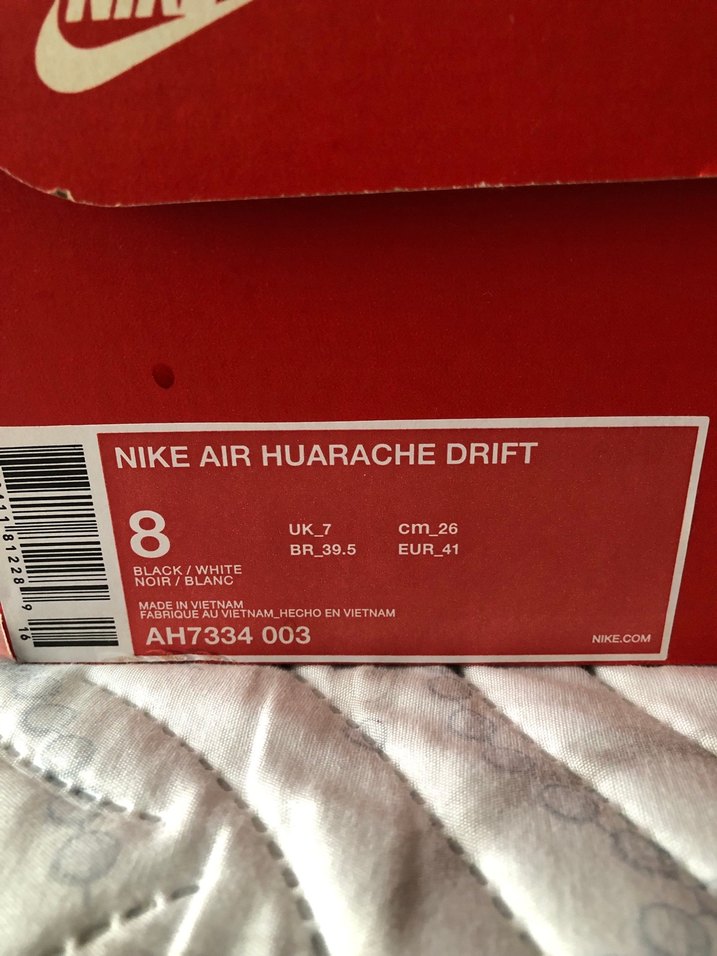 Nike erkek 41 numara siyah air huarache drift spor ayakkabı - Görsel 2