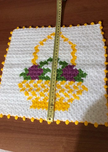 Çok Renkli Örgü Banyo Lifi - Görsel 5