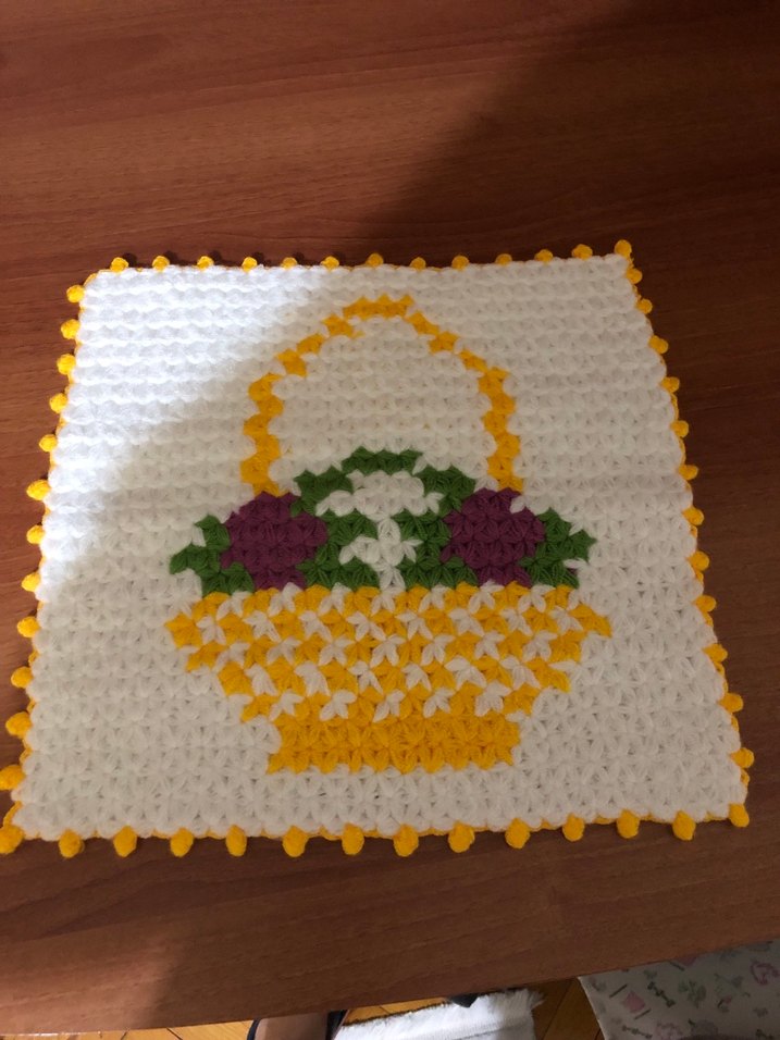 Çok Renkli Örgü Banyo Lifi - Görsel 3