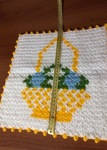 Çok Renkli Örgü Banyo Lifi - Görsel 3