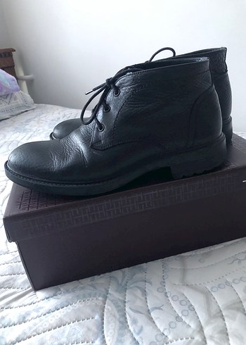 Hotiç Klasik Siyah Deri Erkek Botu 40 numara - Görsel 2
