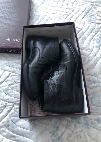 Hotiç Klasik Siyah Deri Erkek Botu 40 numara - Görsel 3