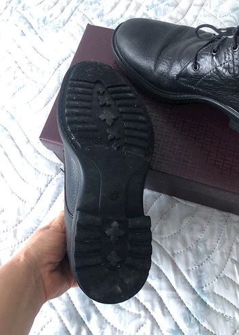 Hotiç Klasik Siyah Deri Erkek Botu 40 numara - Görsel 4