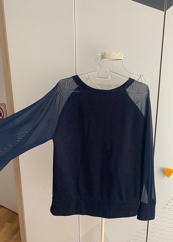 Lacivert  kazak - Görsel 3