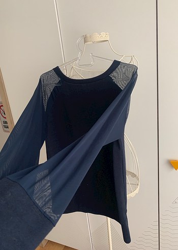 Lacivert  kazak - Görsel 6