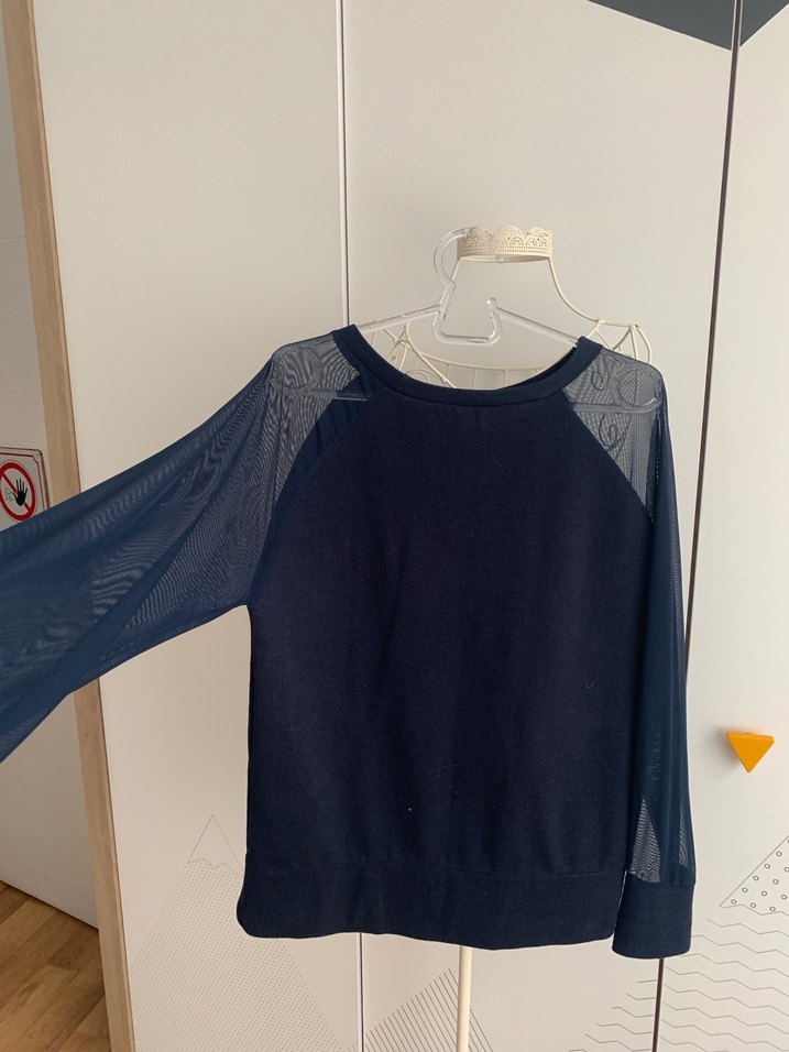 Lacivert  kazak - Görsel 3