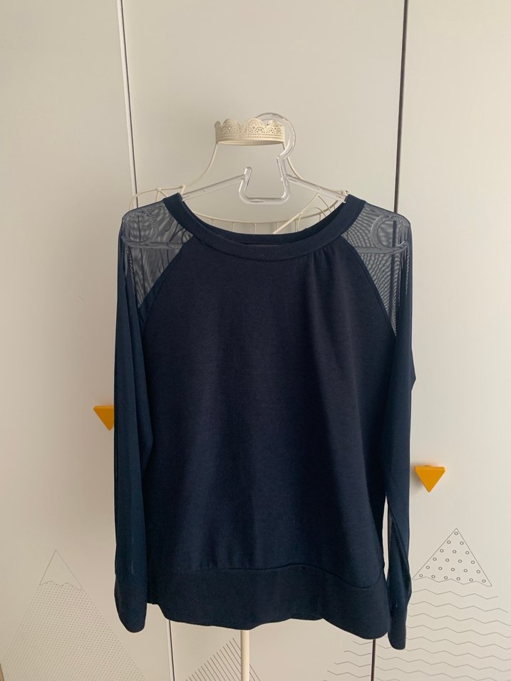 Lacivert  kazak - Görsel 5